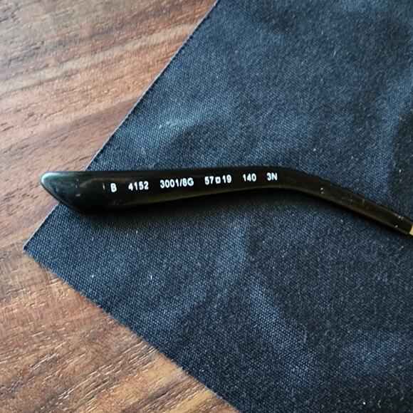 Burberry Authentic Black Framed Sunglasses - Picture 4 of 5